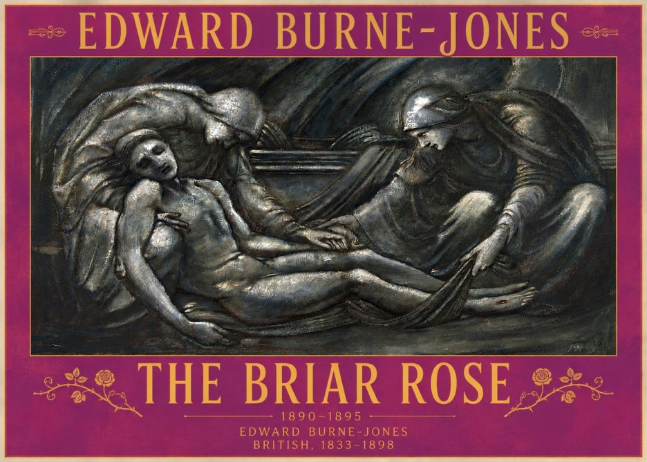 Edward Burne-Jones The Briar Rose No6 - Póster