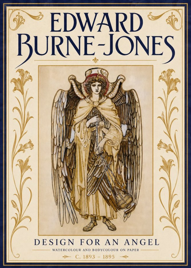 Edward Burne-Jones Design for an Angel No6 - Póster