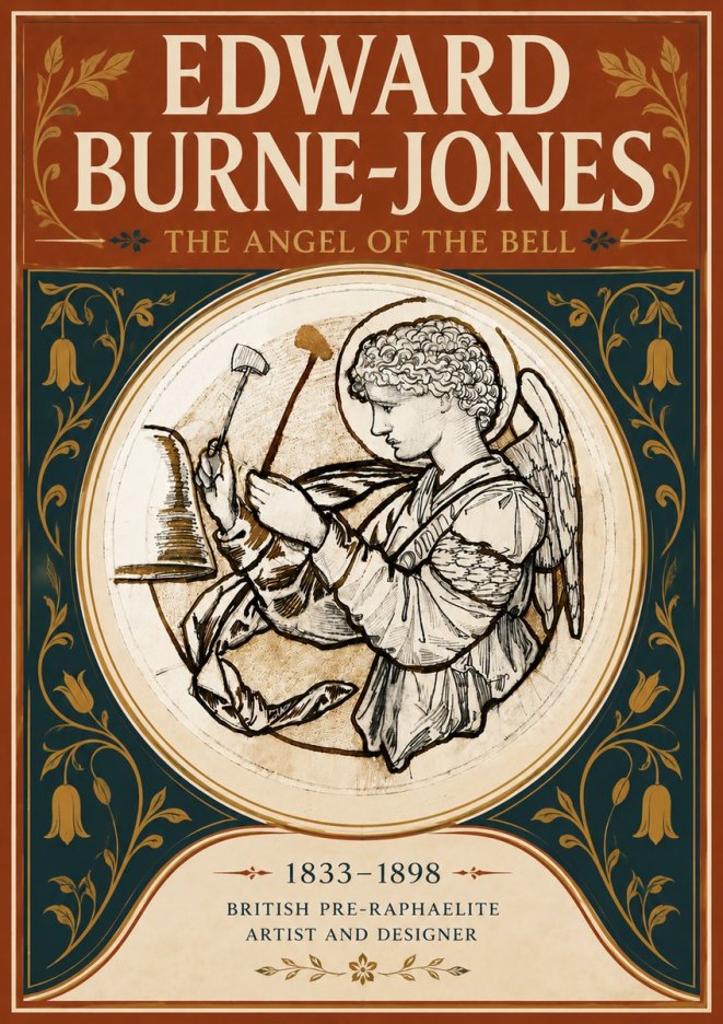 Edward Burne-Jones The Angel of the Bell No5 - Póster