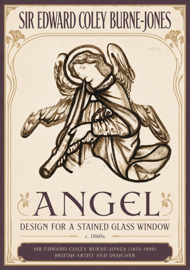 Edward Burne-Jones Angel No4 - Póster