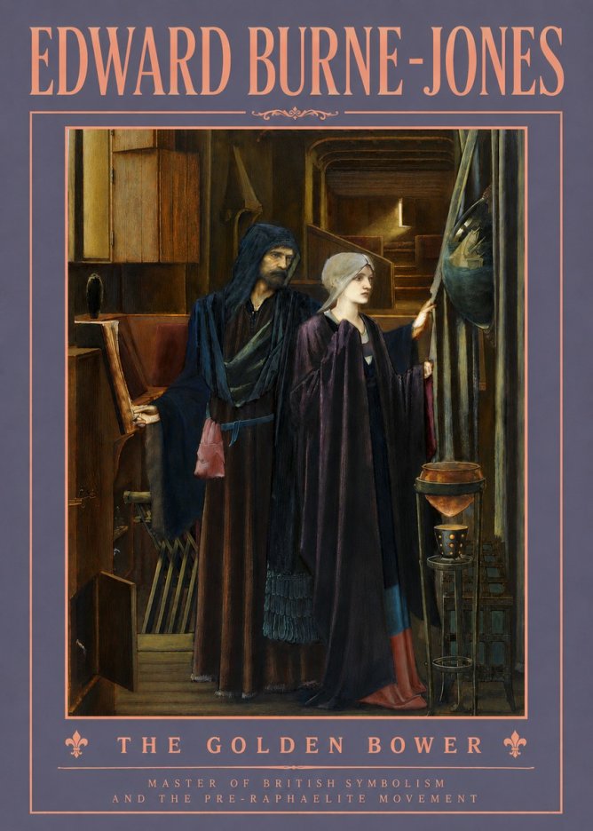 Edward Burne-Jones The Golden Bower No4 - Póster