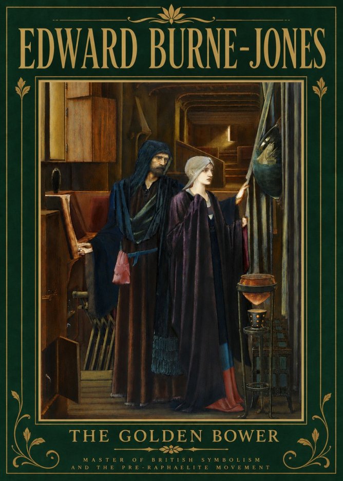 Edward Burne-Jones The Golden Bower No6 - Póster