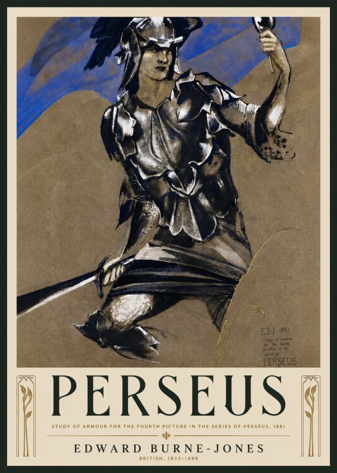 Edward Burne-Jones Perseus No5 - Póster
