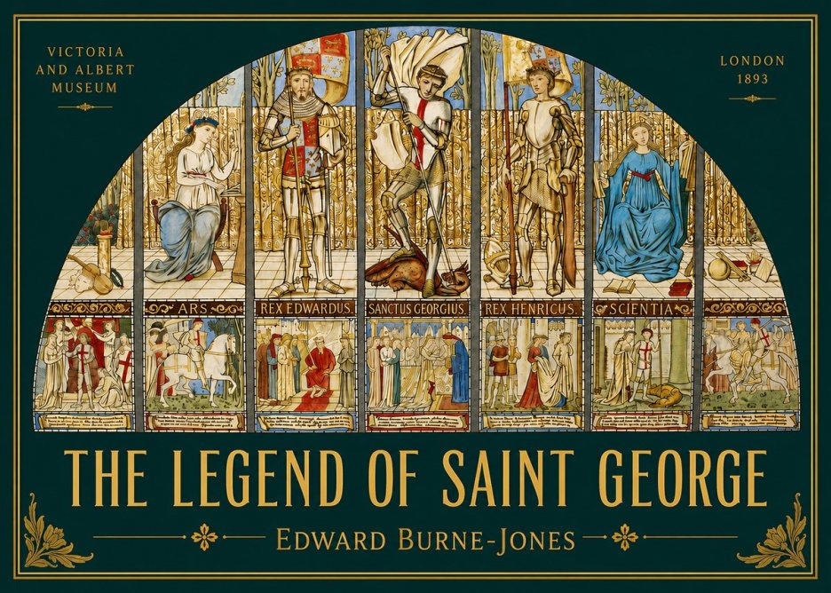 Edward Burne-Jones The Legend of Saint George No2 - Póster