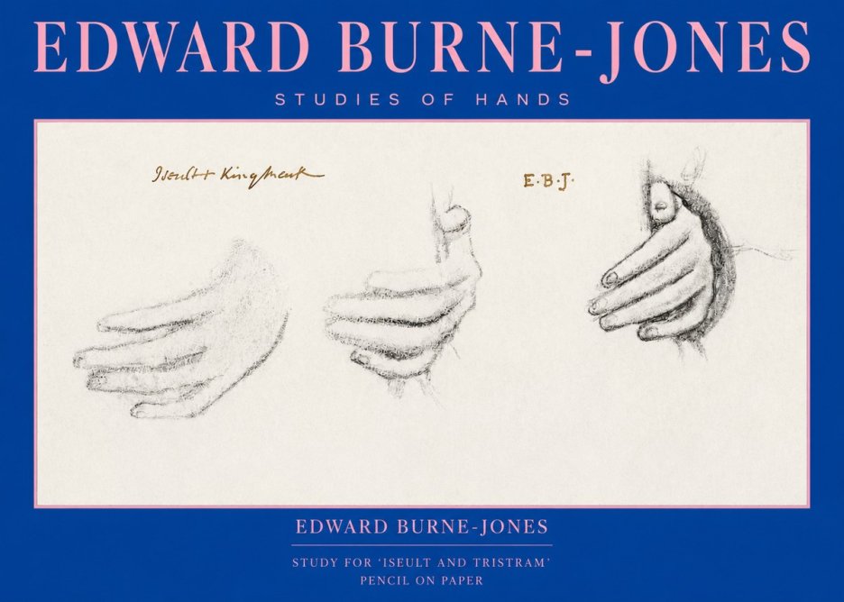 Edward Burne-Jones Study for 'Iseult and Tristram' No2 - Póster
