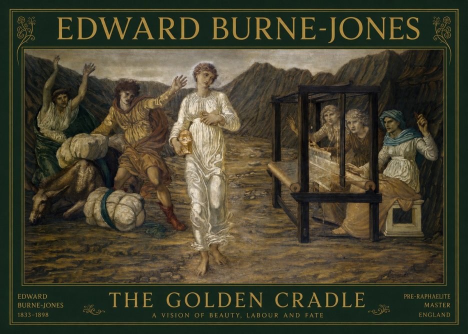 Edward Burne-Jones The Golden Cradle No1 - Póster