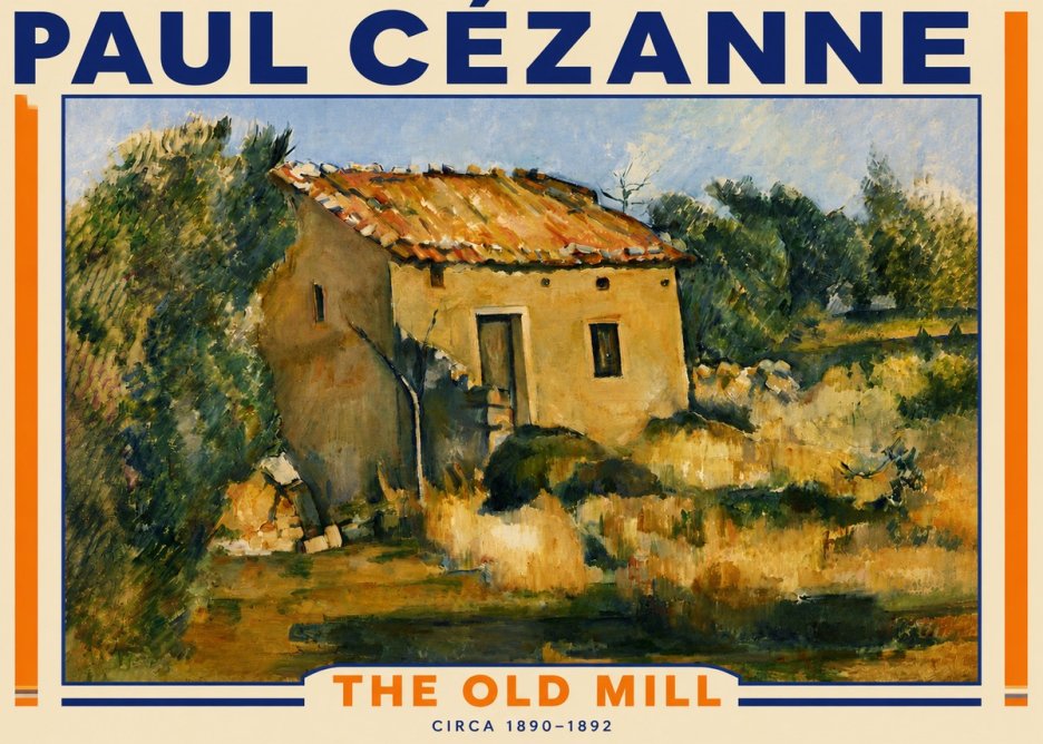 Paul Cézanne The Old Mill No4 - Póster