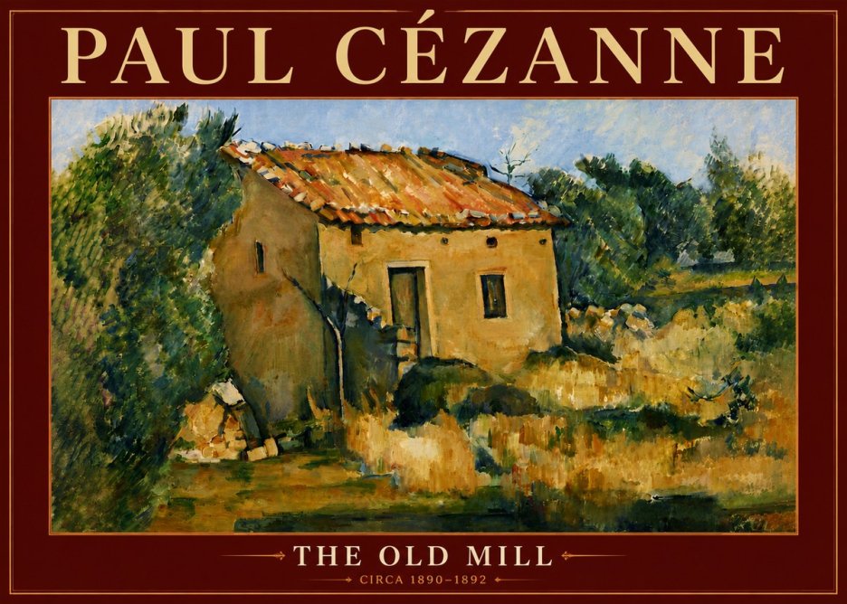 Paul Cézanne The Old Mill No5 - Póster