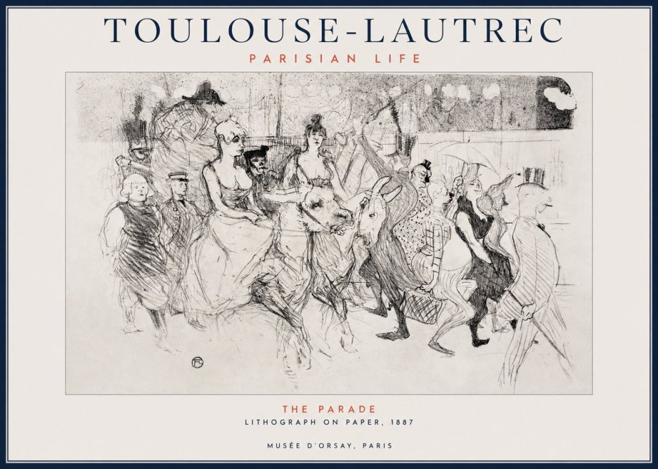 Toulouse-Lautrec The Parade No1 - Póster