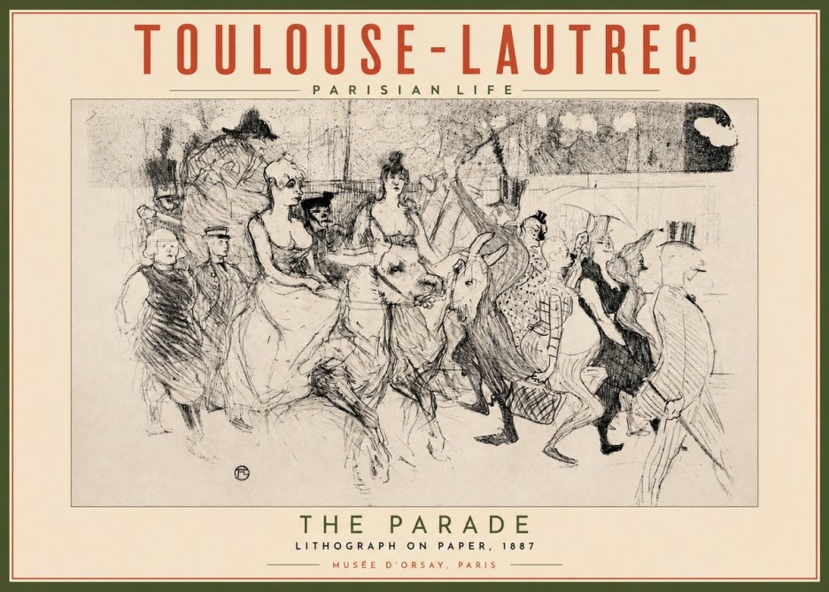 Toulouse-Lautrec The Parade No2 - Póster