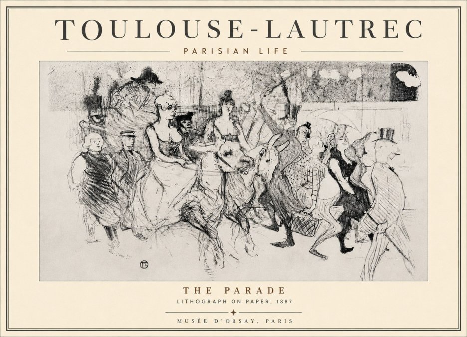 Toulouse-Lautrec The Parade No6 - Póster