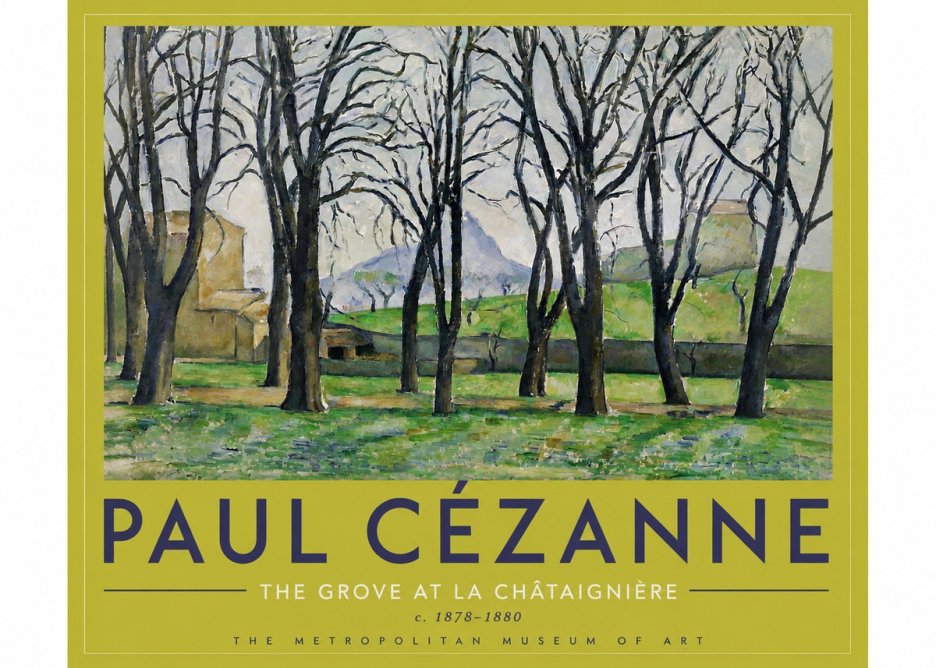 Paul Cézanne The Grove at La Châtaignière No5 - Póster