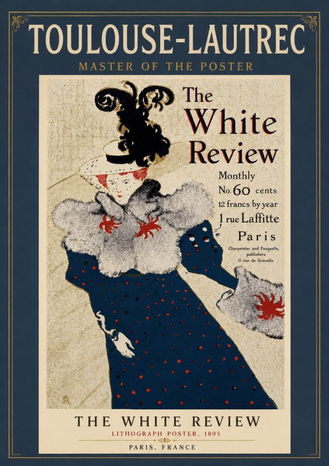 Toulouse-Lautrec The White Review No5 - Póster