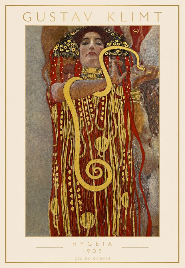 Klimt Hygeia No1 - Póster