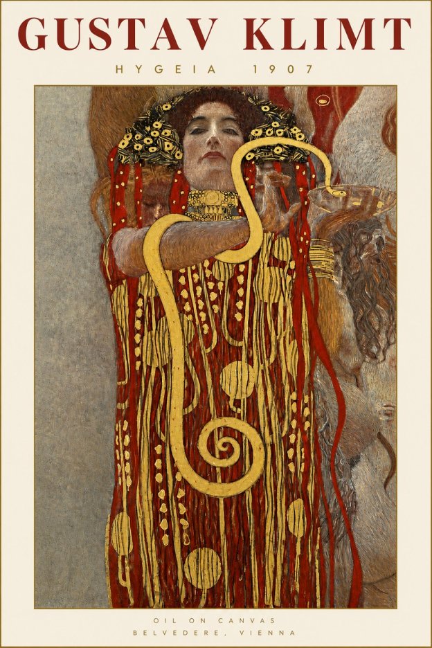 Klimt Hygeia No2 - Póster
