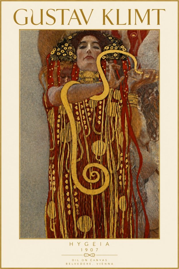 Klimt Hygeia No6 - Póster