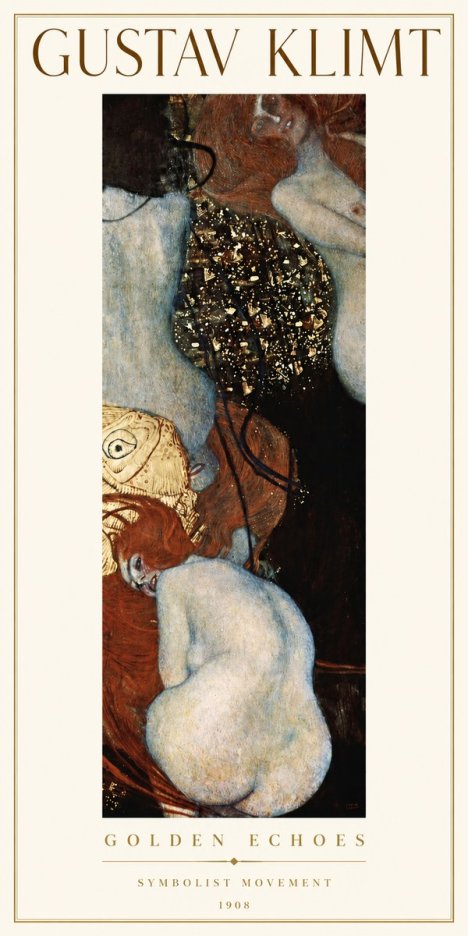 Klimt Golden Echoes No2 - Póster