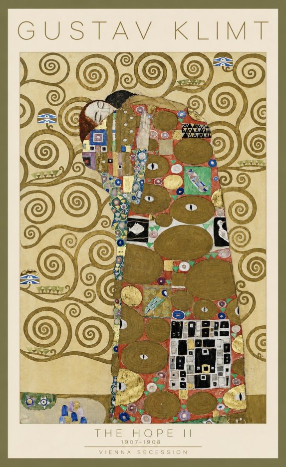 Klimt The Hope Ii No4 - Póster