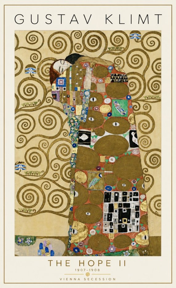 Klimt The Hope Ii No6 - Póster