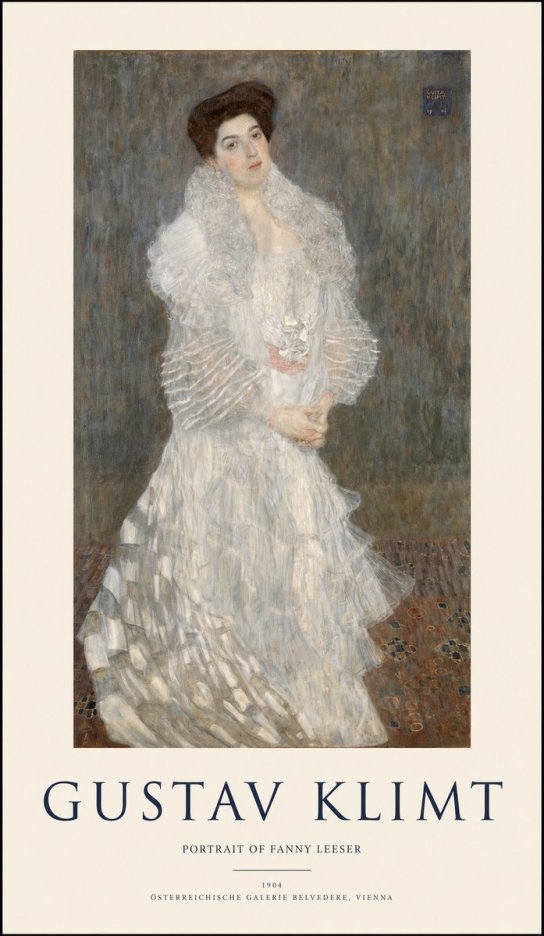Klimt Portrait of Fanny Leeser No1 - Póster