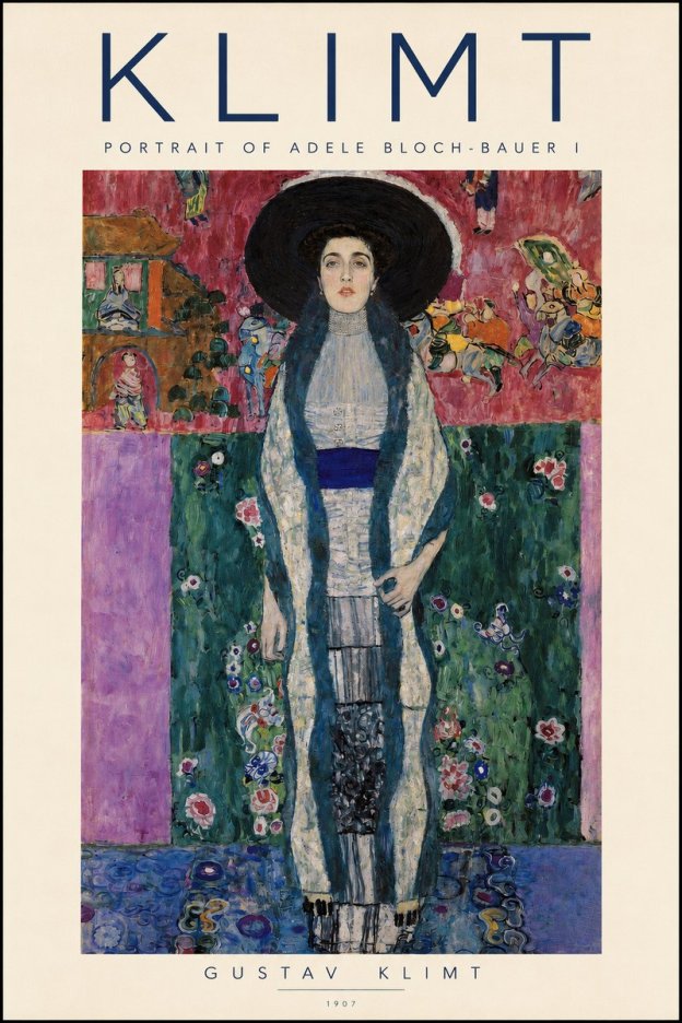 Klimt Portrait of Adele Bloch-bauer I No2 - Póster