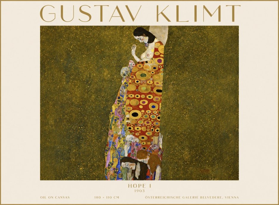 Klimt Hope I No3 - Póster