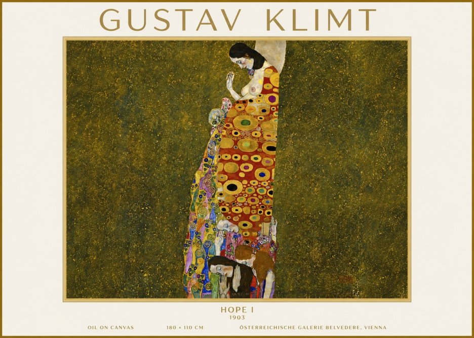 Klimt Hope I No4 - Póster