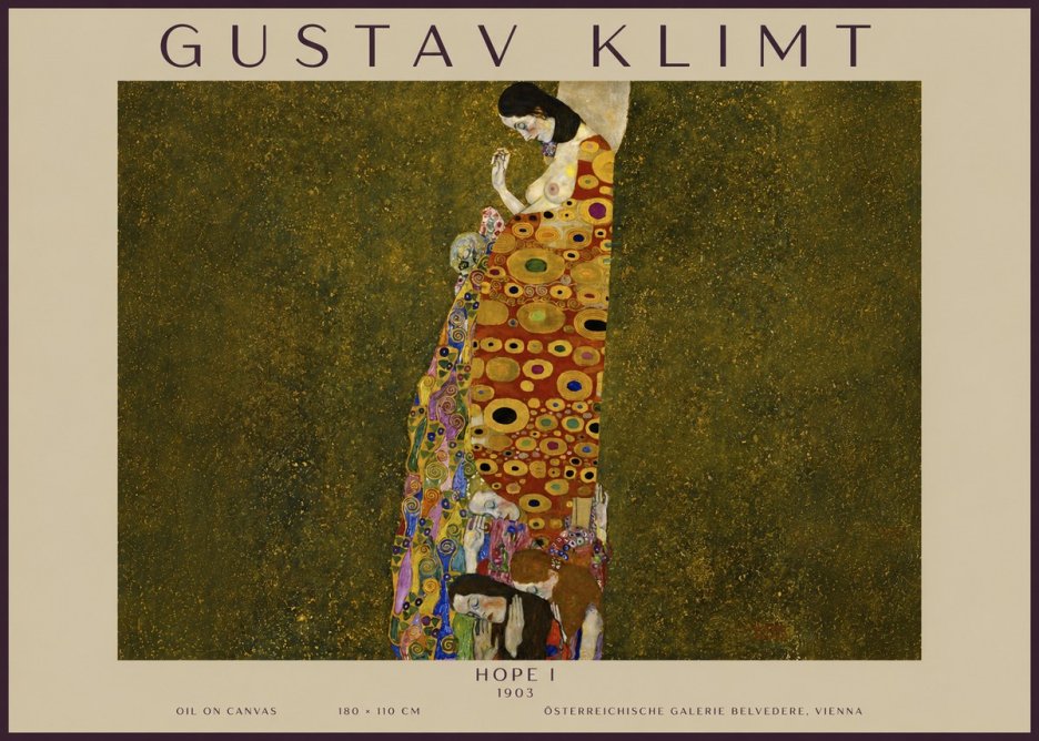 Klimt Hope I No5 - Póster