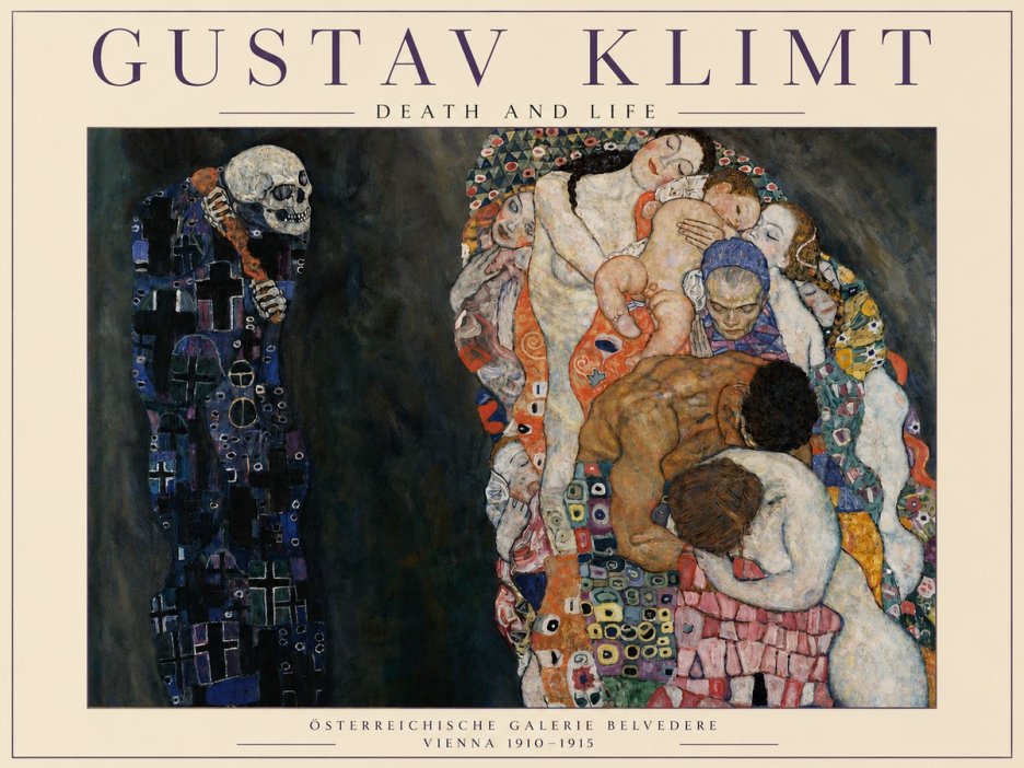 Klimt Death and Life No3 - Póster