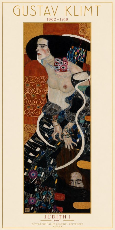 Klimt Judith I No4 - Póster