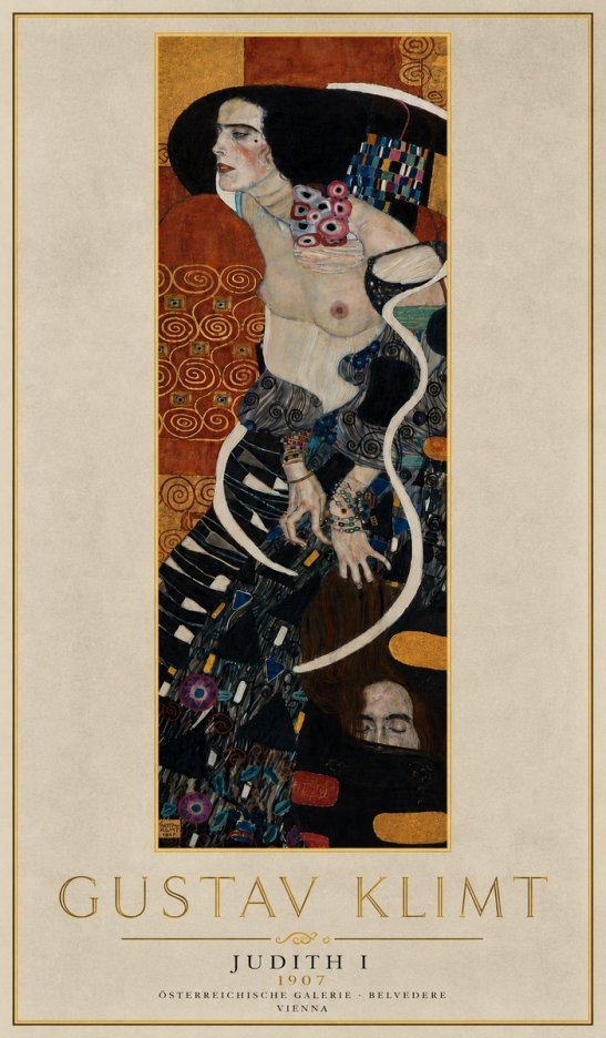 Klimt Judith I No6 - Póster