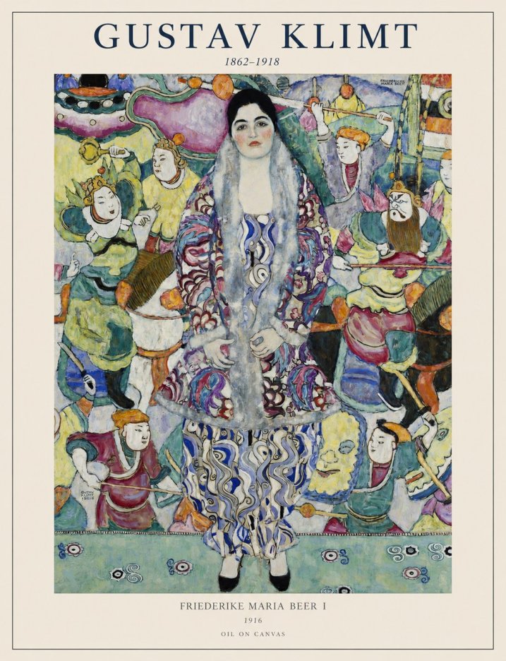 Klimt Friederike Maria Beer I No1 - Póster