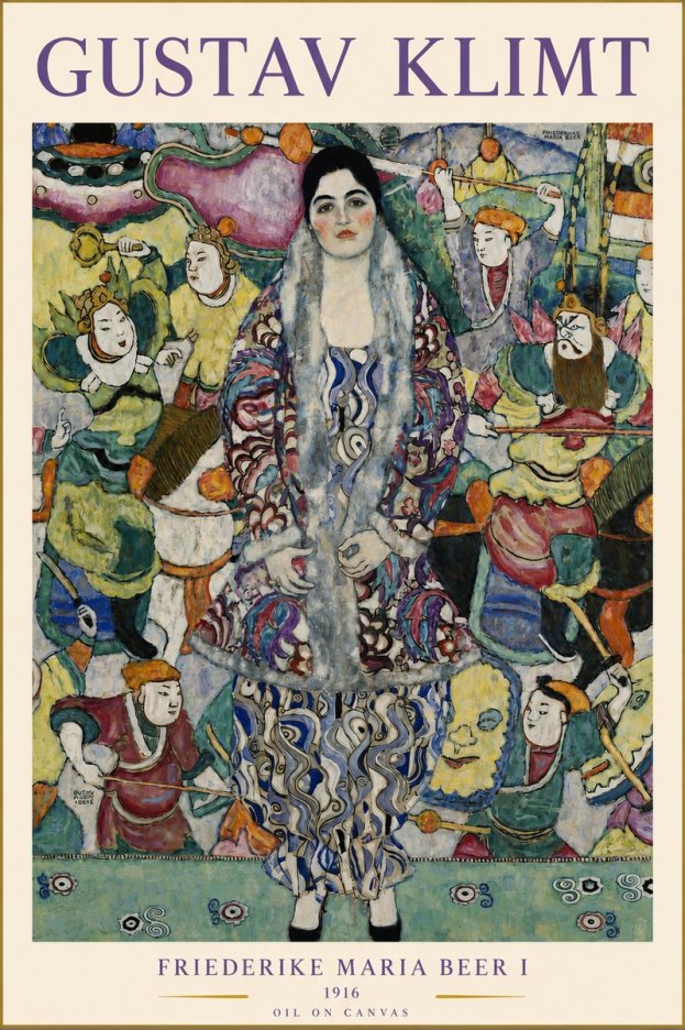 Klimt Friederike Maria Beer I No3 - Póster