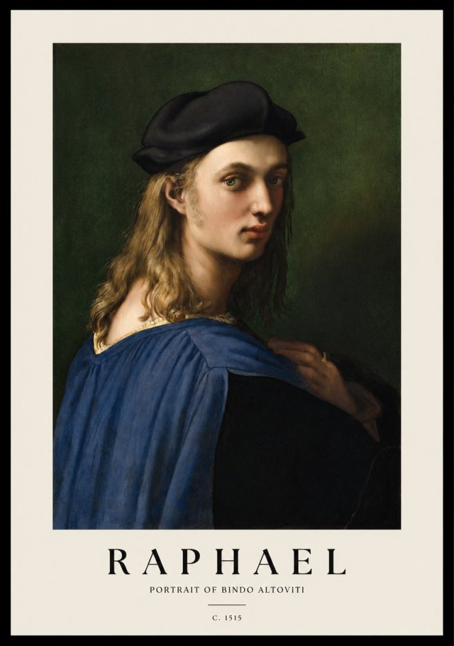 Raphael Portrait of Bindo Altoviti No1 - Póster