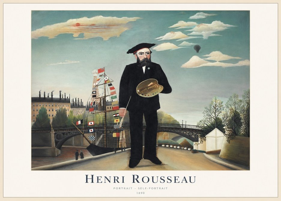 Rousseau Portrait - Self-portrait No1 - Póster