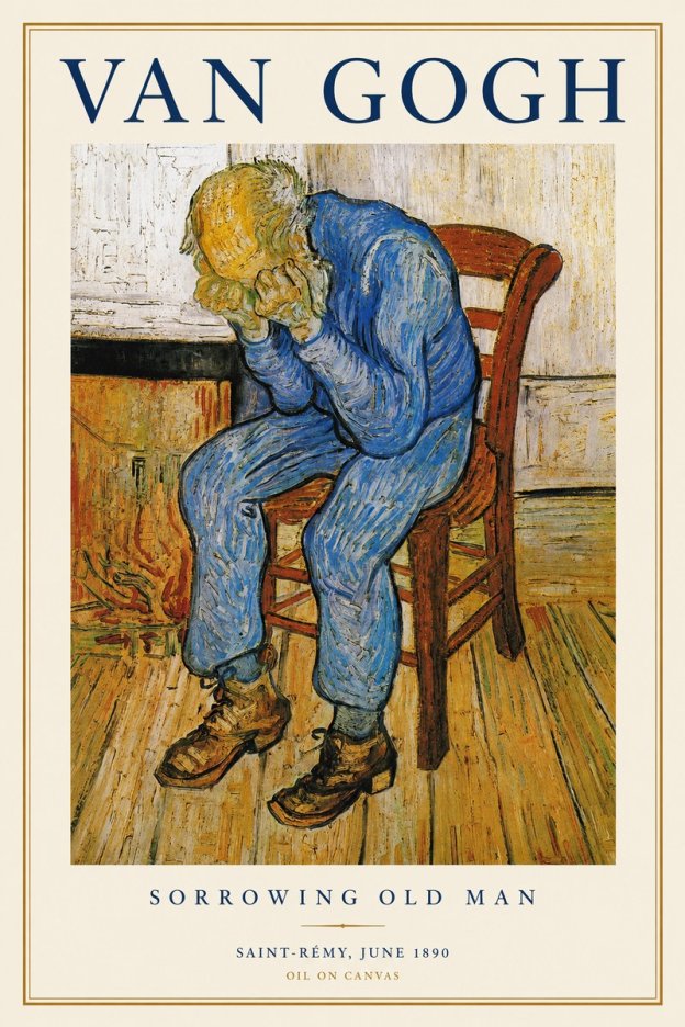 Van Gogh Sorrowing Old Man No1 - Póster