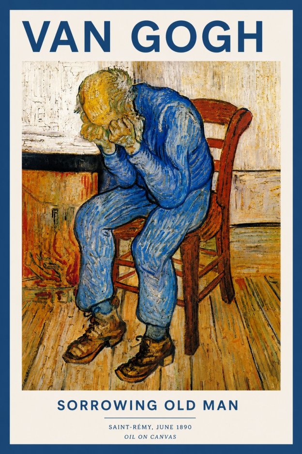 Van Gogh Sorrowing Old Man No2 - Póster