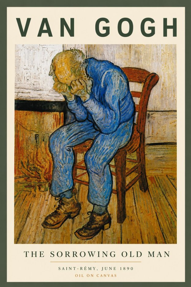 Van Gogh Sorrowing Old Man No6 - Póster