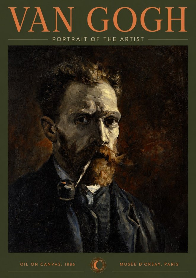 Van Gogh Portrait of the Artist I No5 - Póster