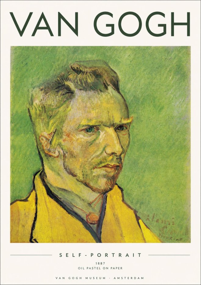 Van Gogh Self-portrait II No2 - Póster
