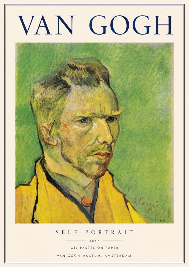 Van Gogh Self-portrait II No3 - Póster