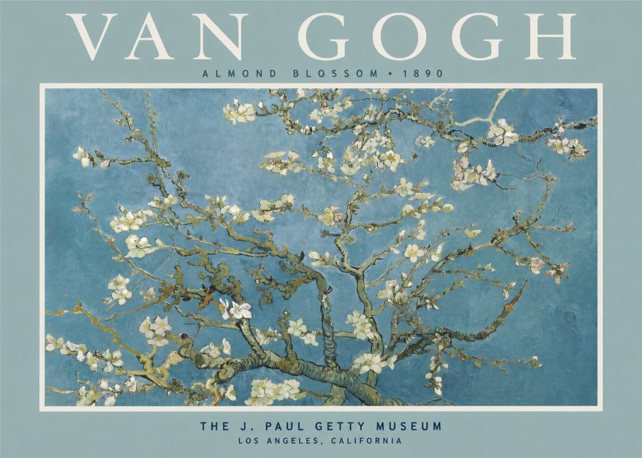 Van Gogh Almond Blossom No5 - Póster