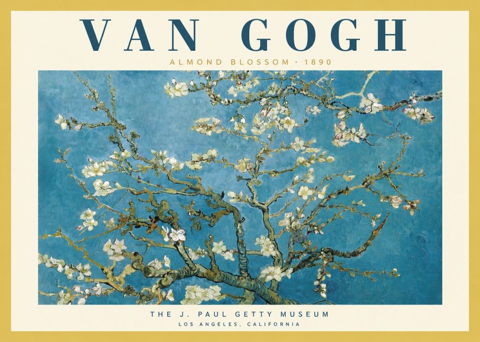 Van Gogh Almond Blossom No6 - Póster