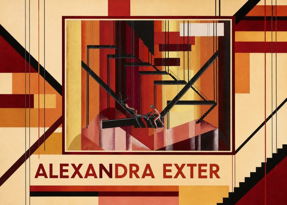 Alexandra Exter Constructivist Stage Design No1 - Póster