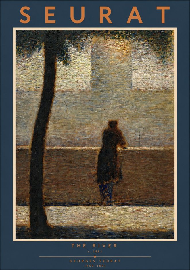 Seurat The River No2 - Póster