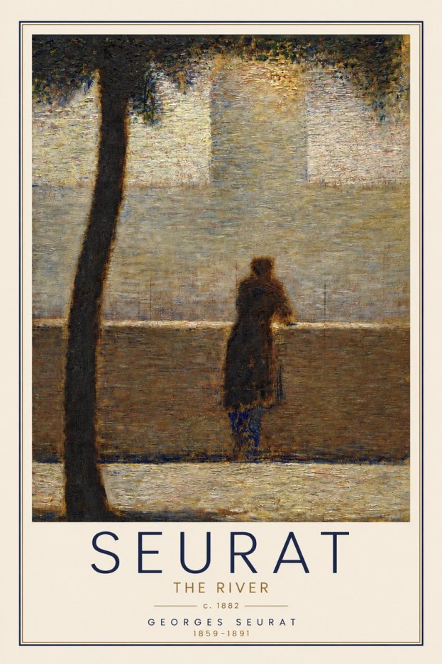 Seurat The River No3 - Póster