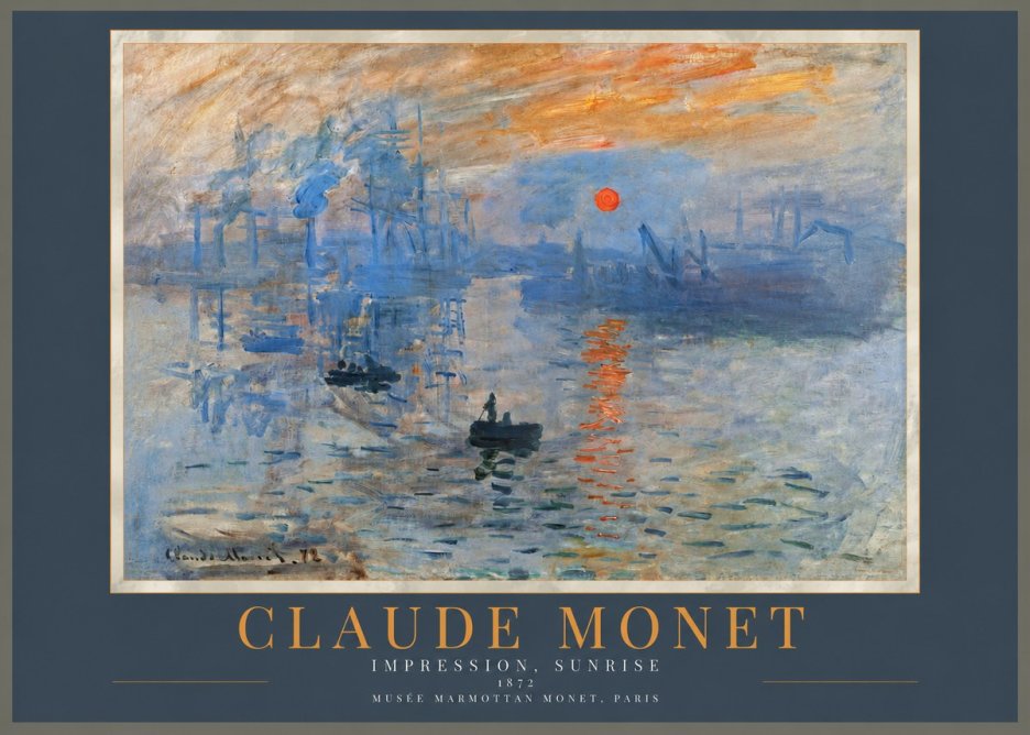 Monet Impression, Sunrise I No2 - Póster