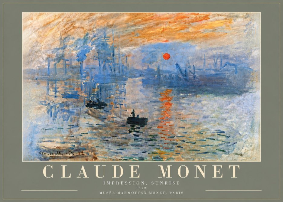 Monet Impression, Sunrise I No5 - Póster