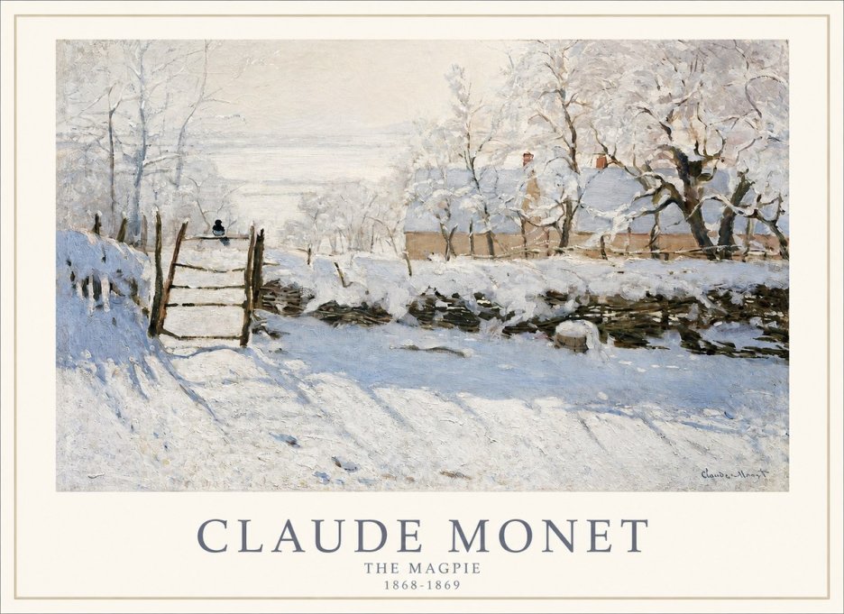 Monet The Magpie No1 - Póster