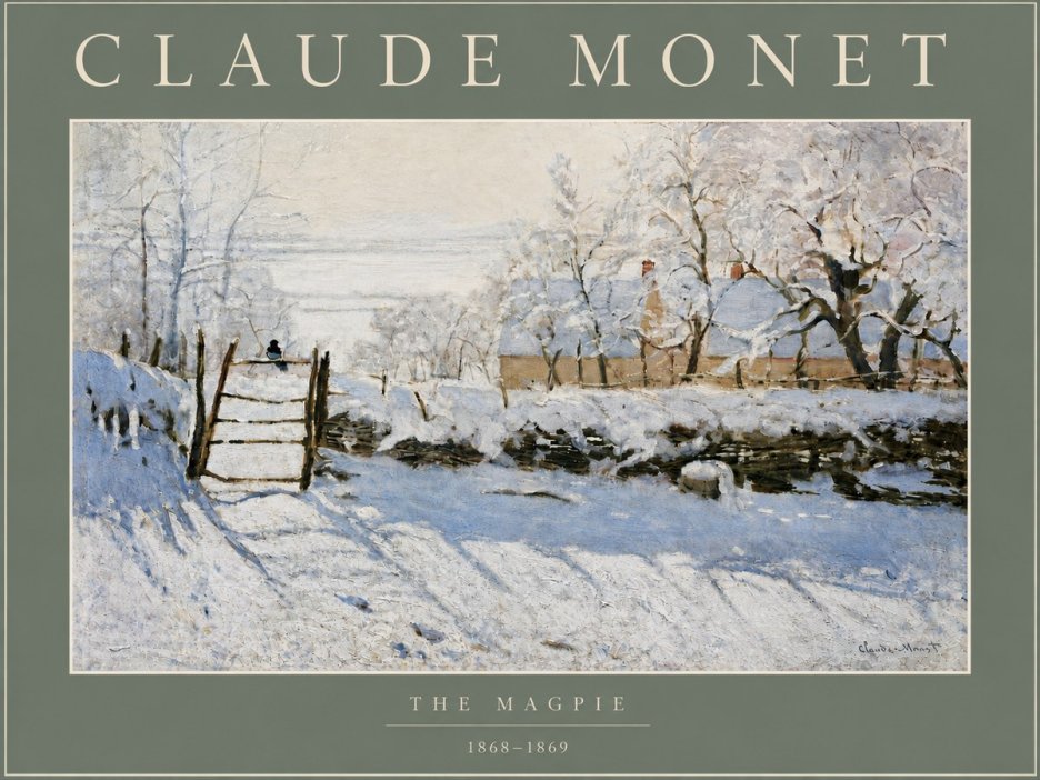 Monet The Magpie No4 - Póster